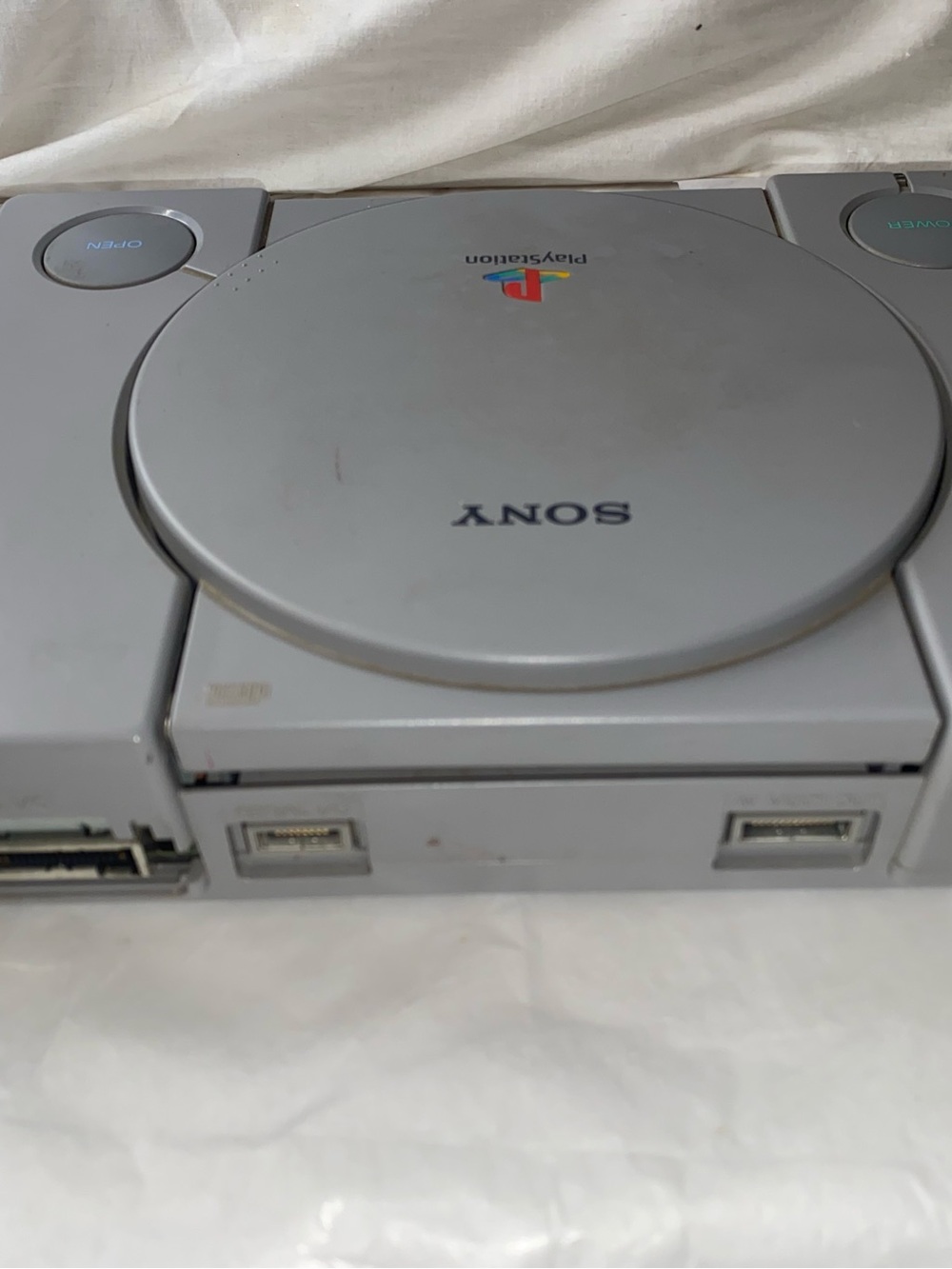 Sony PlayStation Classic Console in Light Gray vintage works